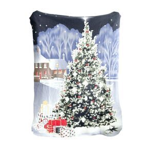Rocky Mountain Blanket Glacial Fleece Christmas Tree Printed Multicolor